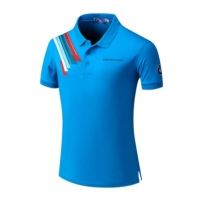 Polo BMW Motorsport Homme 2022 Col Boutonné BMW M Power Manche Courte